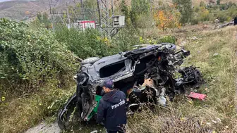 Van Gevaş yolunda feci kaza bir kişi yaşamını yitirdi