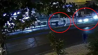 Batman'da yaya geçidinde yaşanan kaza güvenlik kamerasına yansıdı