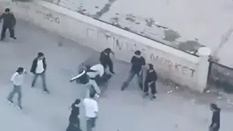 Elazığ sokaklarında şiddet dolu anlar kameraya yansıdı