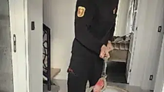 Siirt'te eve giren dev yılan paniği üç saat sürdü