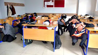 Batman okullarında afetlere karşı hazırlık tatbikatı yapıldı