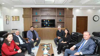 BSB Yönetim Kurulu üyeleri Rektör Elmastaş ile bir araya geldi