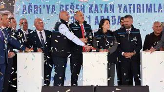 Ağrı'da altyapı ve sanayiye yönelik dev yatırımlar hizmete alındı