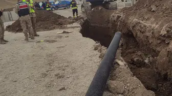Van Saray'da altyapı çalışması sırasında meydana gelen göçük bir işçinin canını aldı