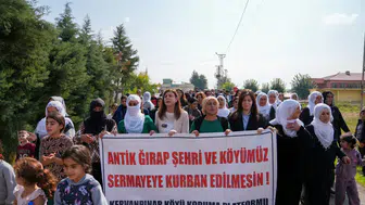 Diyarbakır'da GES projesine tepki eylemi: Eşbaşkan Bucak da katıldı