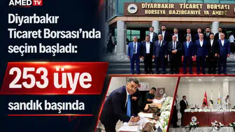 Diyarbakır Ticaret Borsası’nda seçim başladı: 253 üye sandık başında