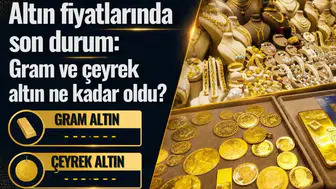 Altın fiyatlarında son durum: Gram ve çeyrek altın ne kadar oldu?