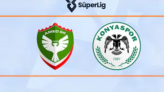 Amedspor Konyaspor maçı kaçta hangi kanalda saat kaçta? İşte detaylar