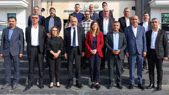 Diyarbakır'da Eşbaşkanlardan DTSO'nun yeni yönetimine tebrik ziyareti: Başarı dilediler