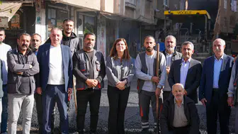 Diyarbakır'da üç caddede önemli çalışma: Eşbaşkanlar teftişte bulundu