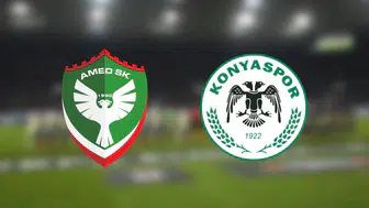 Amedspor Konyaspor maçının ilk 11'leri belli oldu: Sürpriz isimler var