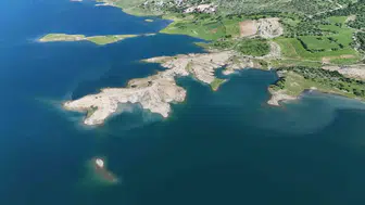 Diyarbakır’ın Maldivleri’nde sular yükseldi adacıklar gözden kayboldu