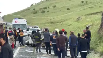 Elazığ’da direksiyon hakimiyeti yitirilen otomobil takla attı