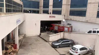 Siirt Eğitim ve Araştırma Hastanesi’nde yangın paniği
