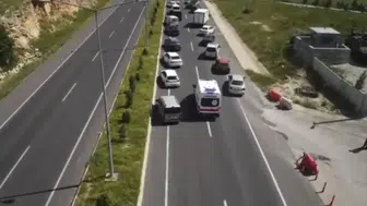 Mardin trafiğinde ambulanslar için fermuar dönemi başlıyor