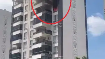 Diyarbakır'da yüksek binada korkutan yangın