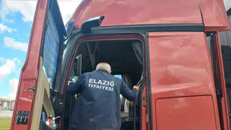 Elazığ yol kenarında park halindeki tırda acı son