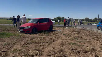 Suruç çevreyolundaki kavşak kazasında iki kişi yaralandı