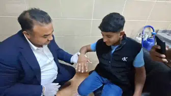 Akçakale'de yüzük krizi İtfaiye amiri bizzat müdahale etti