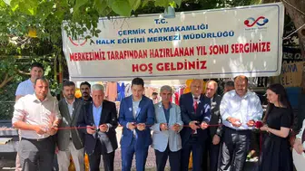 Çermikli kadınların bir yıllık emeği sergide buluştu