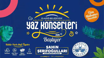 Elazığ’da açık hava konserleri ve sinema keyfi bu akşam başlıyor