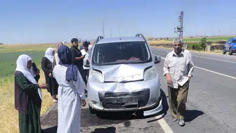 Kızıltepe’de motosiklet kazası 1,5 yaşındaki bebek ağır yaralandı