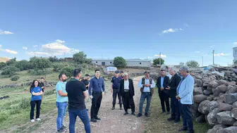 Çermik’te devam eden projeleri yerinde incelediler