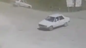 Siverek’te akaryakıt istasyonuna giriş kazası ucuz atlatıldı