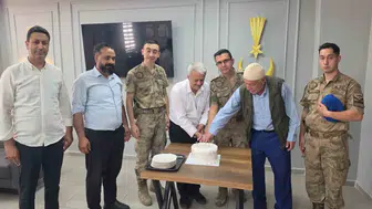 Sasonlu şehit babalarından jandarmaya anlamlı ziyaret