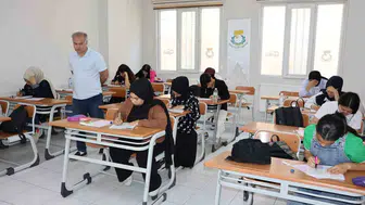 Şanlıurfa’da gençler YKS için sınav provası yapıyor