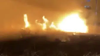 Nusaybin’de otluk alanda korkutan yangın
