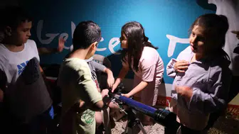 Zerzevan Kalesi’nde binlerce çocuk uzayın derinliklerini keşfetti