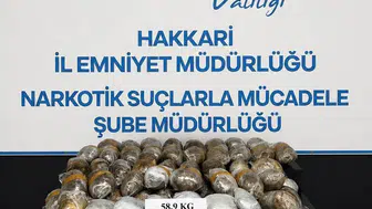 Hakkari polisinden büyük uyuşturucu operasyonu