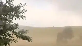 Bingöl Sudüğünü köyünde fırtına paniği kamerada