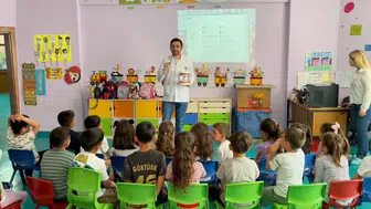 Hozatlı minikler sağlık eğitimiyle bilinçleniyor