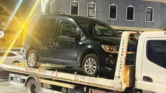 Muş merkezde zincirleme kaza Bir kurye yaralandı