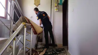 Van İpekyolu’nda ev yangını paniği