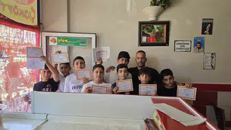 Çermikli öğrencilere karneleriyle ücretsiz çiğköfte ziyafeti