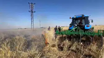 Viranşehirde bir yıllık emek elektrik kıvılcımıyla yandı