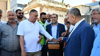 Birecik’te mahallelinin taziye evi özlemi sona eriyor