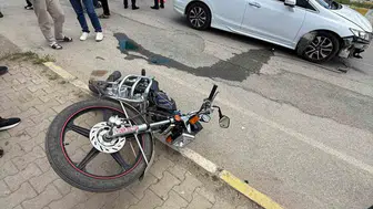 Muş Hasköy yolunda motosiklet kazası