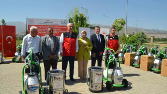 Muşlu manda yetiştiricileri için modern ekipman dağıtımı başladı