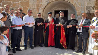 Midyat'taki 1600 yıllık tarihi kilise yarım asır sonra kapılarını açtı