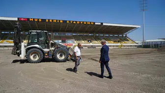 Muş Şehir Stadı modern sistemlerle dört mevsim spor yapacak