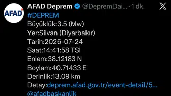 Silvan merkezli sarsıntı bölgeyi hareketlendirdi
