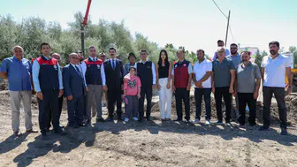 Tunceli Mazgirt ilçesinde modern sera kurulumu için ilk adım atıldı