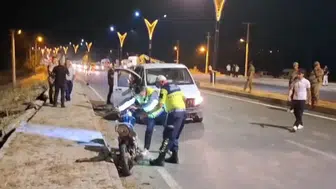 Bitlis Yolalan beldesinde motosiklet ve otomobil çarpıştı
