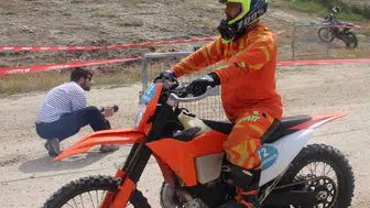Ağrı zirvelerinde motor sporları heyecanı nefes kesti