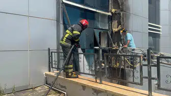 Şanlıurfa'daki tıp fakültesi hastanesinde nöroloji servisinde yangın çıktı
