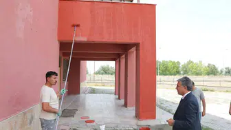 Ağrı Milli Eğitim Müdürü Çakan okullardaki hazırlıkları yerinde denetledi